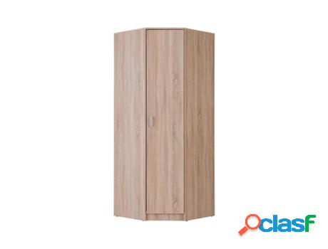 Ropero VENTE UNIQUE Olessia (205 x 80 x 80 - Marrón claro)