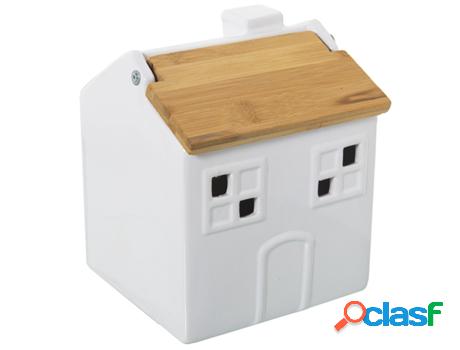 Set 2 Botes Blanco Y Natural DRW (16x15x19cm)