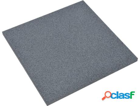 Set 6 Baldosas VIDAXL Protección de Caídas (Gris - 50 x 50