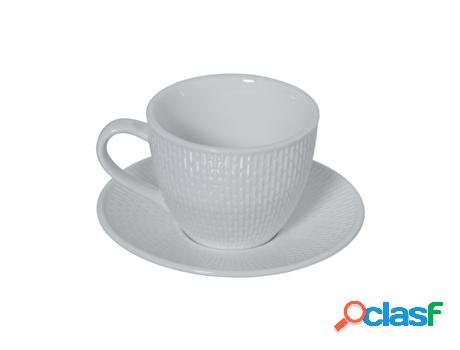 Set 6 Tazas Blanco DRW (9x6,5x5cm)