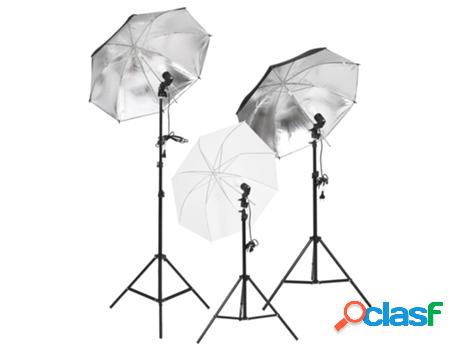 Set De Iluminación VIDAXL De Estudio Con Trípodes Y