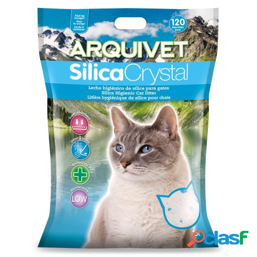 SilicaCrystal para Gatos 15 L Arquivet