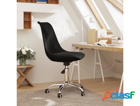 Silla Operativa VIDAXL (Tela - Negro - 48 x 58 x 93 cm)