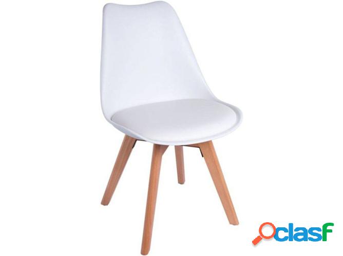 Silla REGALOS MIGUEL Synk (Blanco - 53 x 82 x 53 cm -