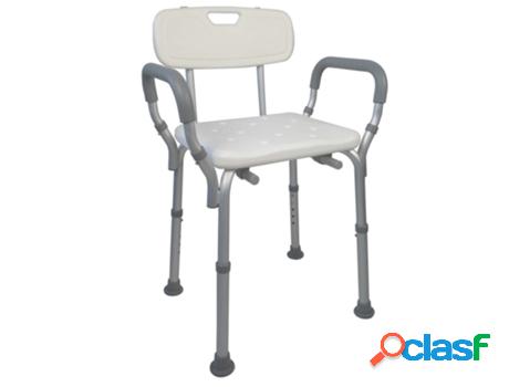 Silla de Baño MOBICLINIC Altura Regulable Respaldo Puerto