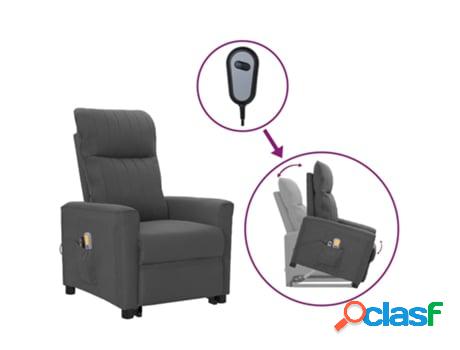 Silln Reclinable VIDAXL (Tela - Gris)