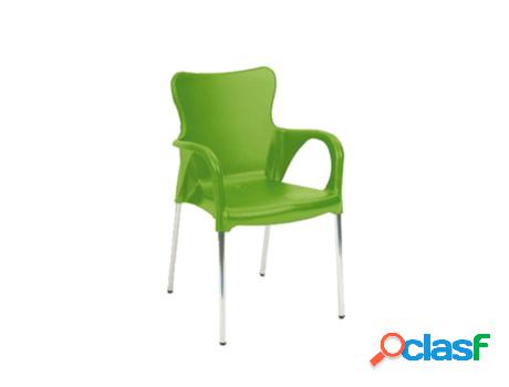 Sillon resina aluminio verde 8306al/5