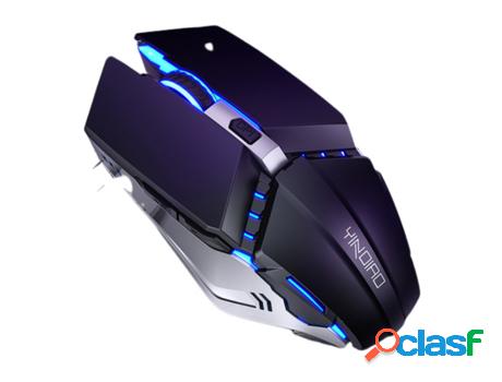 Silver Carving Wired Mechanical Mouse Usb Game Office Mute