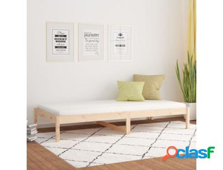 Sof-Cama VIDAXL (Madera - Marrn - 195.5 x 96 x 30 cm)