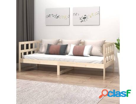 Sof-Cama VIDAXL (Madera - Marrn - 203.5 x 86 x 68.5 cm)