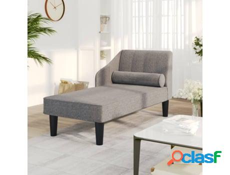 Sof-Cama VIDAXL (Tela - Gris - 120 x 57 x 63 cm)