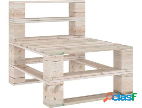Sofá Central VIDAXL Jardín 315823 Marrón (Madera - 60 x