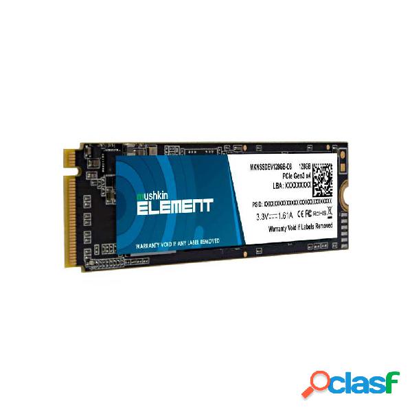 Ssd 128gb mushkin element nmve m.2 type 2280