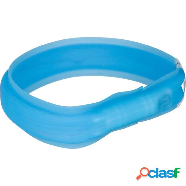 TRIXIE Banda luminosa USB azul M-L 50 cm