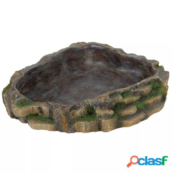 TRIXIE Cuenco de alimento para reptiles 24x20 cm resina de
