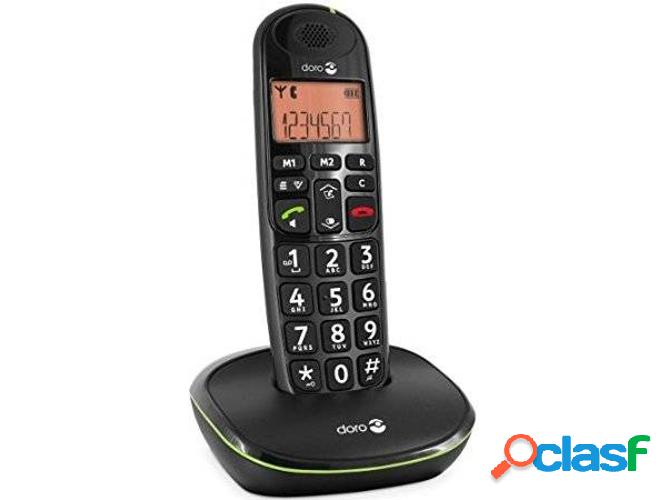 Teléfono Fijo DORO Phone Easy Negro