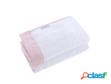 Toalla de Baño CAMBRASS Essentia (Algodón - Rosa - 25 x 35