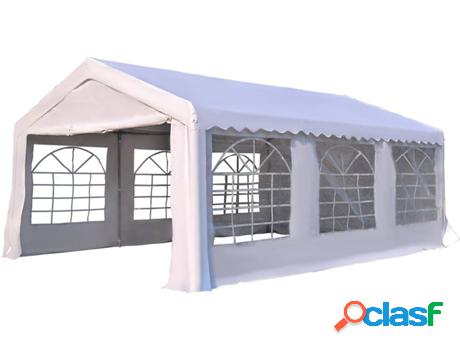 Toldo OUTSUNNY Blanco Acero (6x4x2.8m)