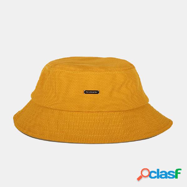 Unisex Poliéster Algodón al aire libre Casual Sun Sombrero