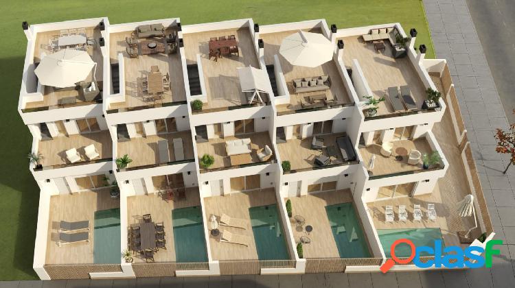 VILLA ADOSADA DE OBRA NUEVA EN