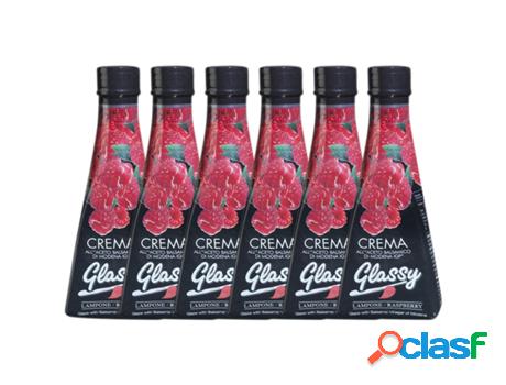 Vinagre GLASSY Glassy Crema Raspberry (0.25 L - 6 unidades)