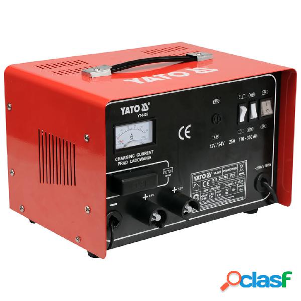 YATO Cargador de batería 12/24 V 25 A 230 V