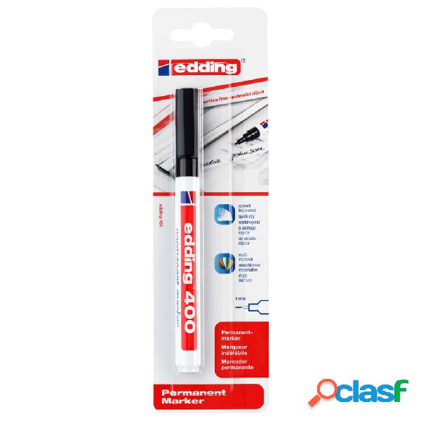 edding Rotulador permanente negro 400