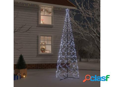 Árbol De Navidad Cónico 1400 Led VIDAXL (Blanco - 160 X