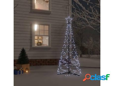 Árbol De Navidad Cónico 200 Led 70X180 VIDAXL (Blanco - 70