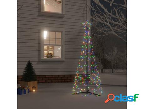 Árbol De Navidad Cónico 200 Led 70X180 VIDAXL (Multicolor