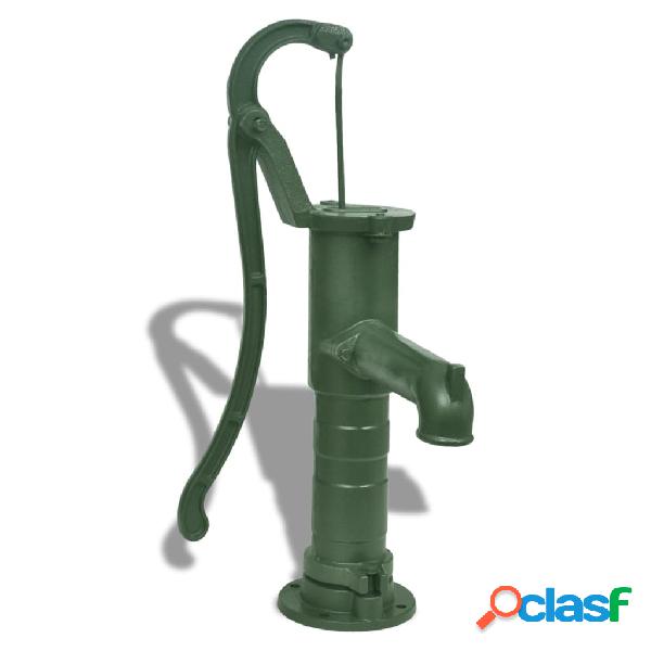 vidaXL Bomba de agua manual para jardín de hierro fundido