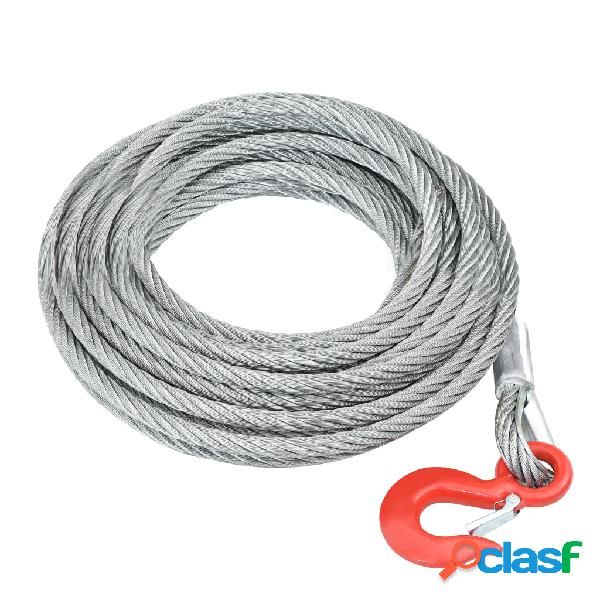 vidaXL Cuerda de cable 3200 kg 20 m