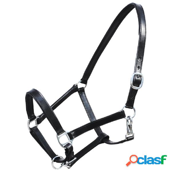 vidaXL Ronzal/Cabestro de Cuero Marrón Ajustable Para
