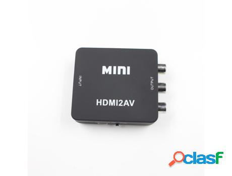 1080P HDMI to AV Adapter HD Video Composite Converter Box