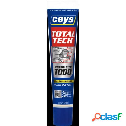 Adhesivo Sellador Polimero 125 Ml Transparente Total Tech