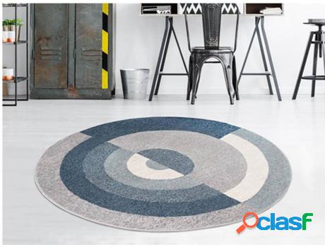 Alfombra OZAIA Alborg (Gris, Azul - Tejido - 1x160x160 cm)