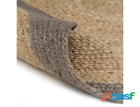 Alfombra VIDAXL (Juta - Marrn - 240 x 240 cm)