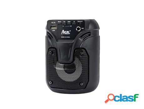 Altavoz Inalámbrico Portátil Con Luz Led, 5V, Con Parrilla