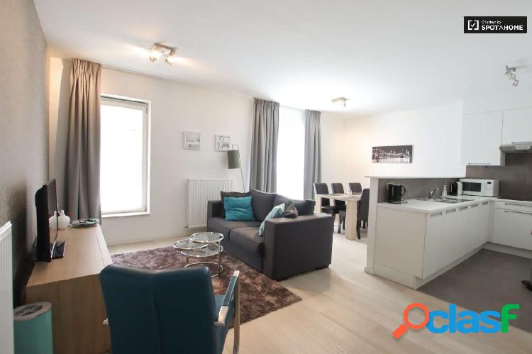 Amplio apartamento de 2 dormitorios en alquiler en Etterbeek