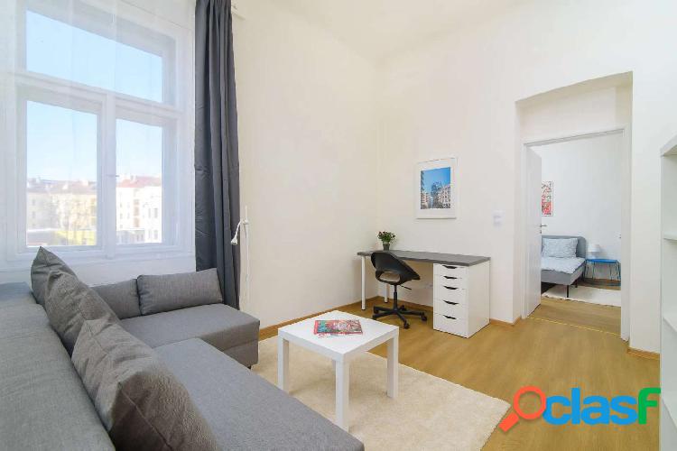 Apartamento de 1 dormitorio en alquiler en Praga