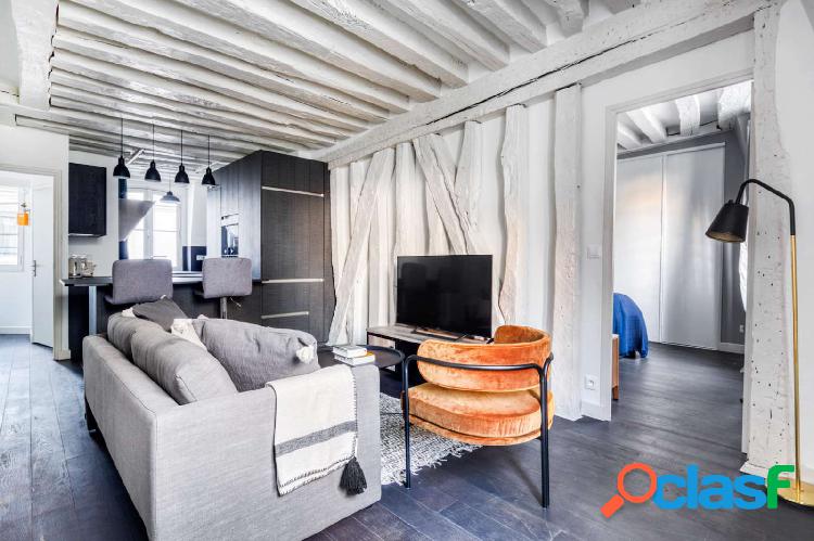 Apartamento de 2 dormitorios en alquiler en Sainte-Avoye,