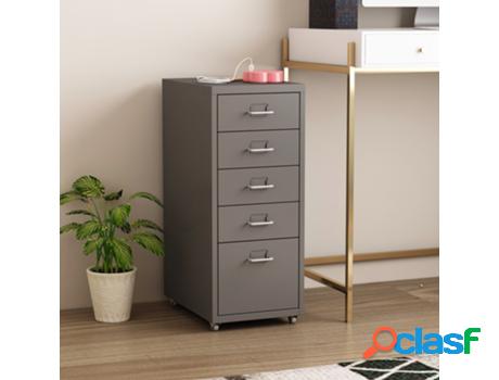 Armario EN.CASA Acero (Gris - 69 x 28 x 41 cm)