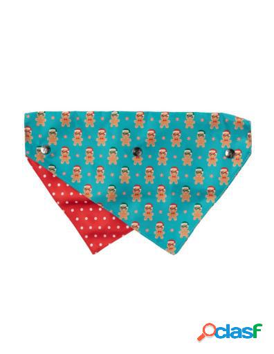 Bandana Ginger Homies con Estampado de Galletas para Perros
