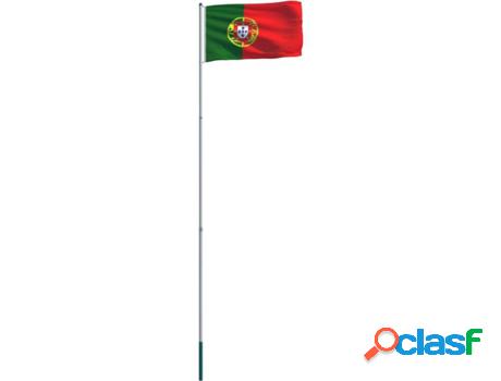 Bandera VIDAXL Portugal 6m (Multicolor)