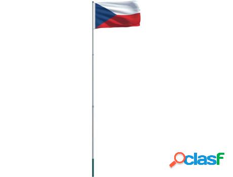 Bandera VIDAXL República Checa