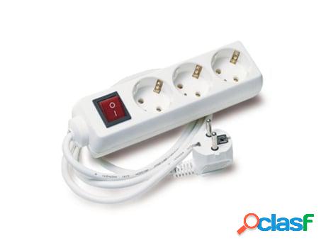 Base 3 tomas con interruptor 801600