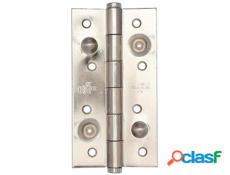 Bisagra antipalanca 150-80 sin remate c/cuad efecto inox sin