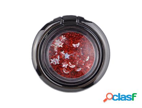 Botón Pop Con Anillo Trasero GANDY Best360 Glitters Red