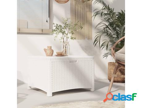 Caja de Almacenamiento VIDAXL (Polipropileno - Blanco - 60 x