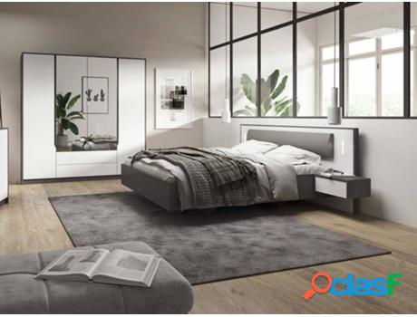 Cama VENTA-UNICA Segola (Aglomerado - Gris y Blanco -